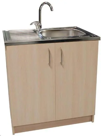 Kitchen cupboard with sink