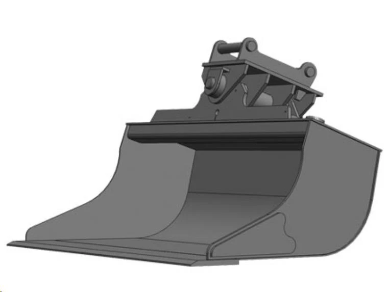 Planning bucket with hydraulics Yanmar VIO80/1200mm for quick coupler