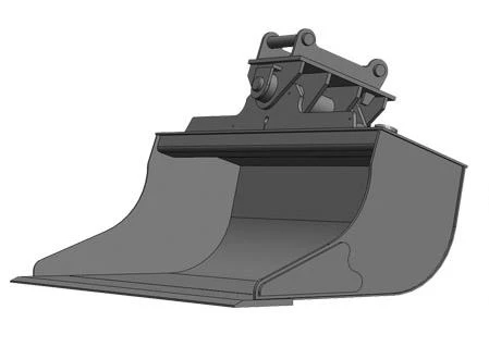 Planning bucket with hydraulics Yanmar VIO57/1230mm for quick coupler