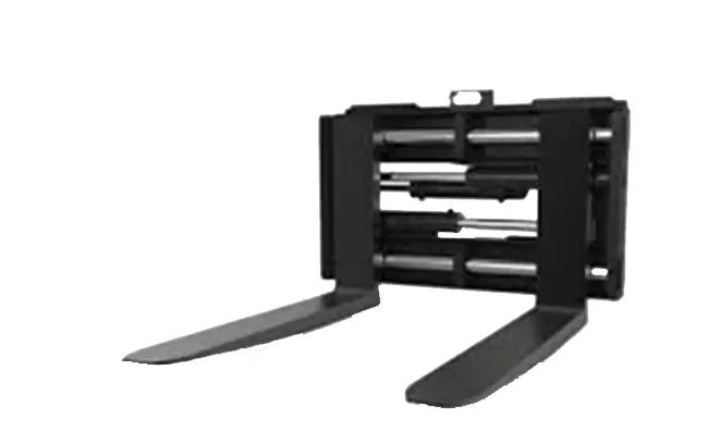 Manitou MT dakšas hidrauliski bīdāmas gan aksiāli gan platumā 4500kg