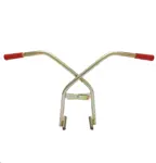 Set of street curbs laying clamp