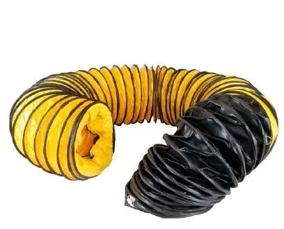Painduv õhutoru adapteriga, D=610mm, L=7,6m, diiselsoojendid.