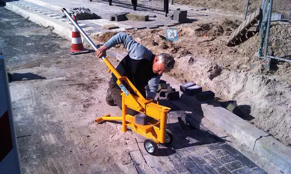 Kõnnitee plaadi lõikamise giljotiin 430mm, h=10-120mm