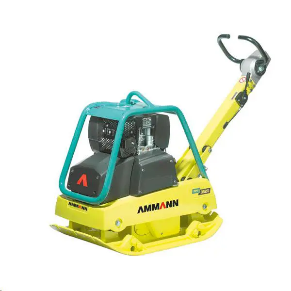 Plate compactor, 286 kg, diesel, reverse, with a starter