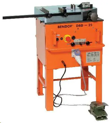 Reinforced bar bending work table, <25mm, 230V