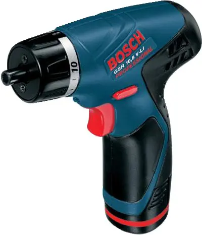 Drill with accumulator (Two batteries and charger), 10,8V