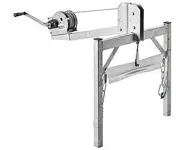 Rubbish chute winch