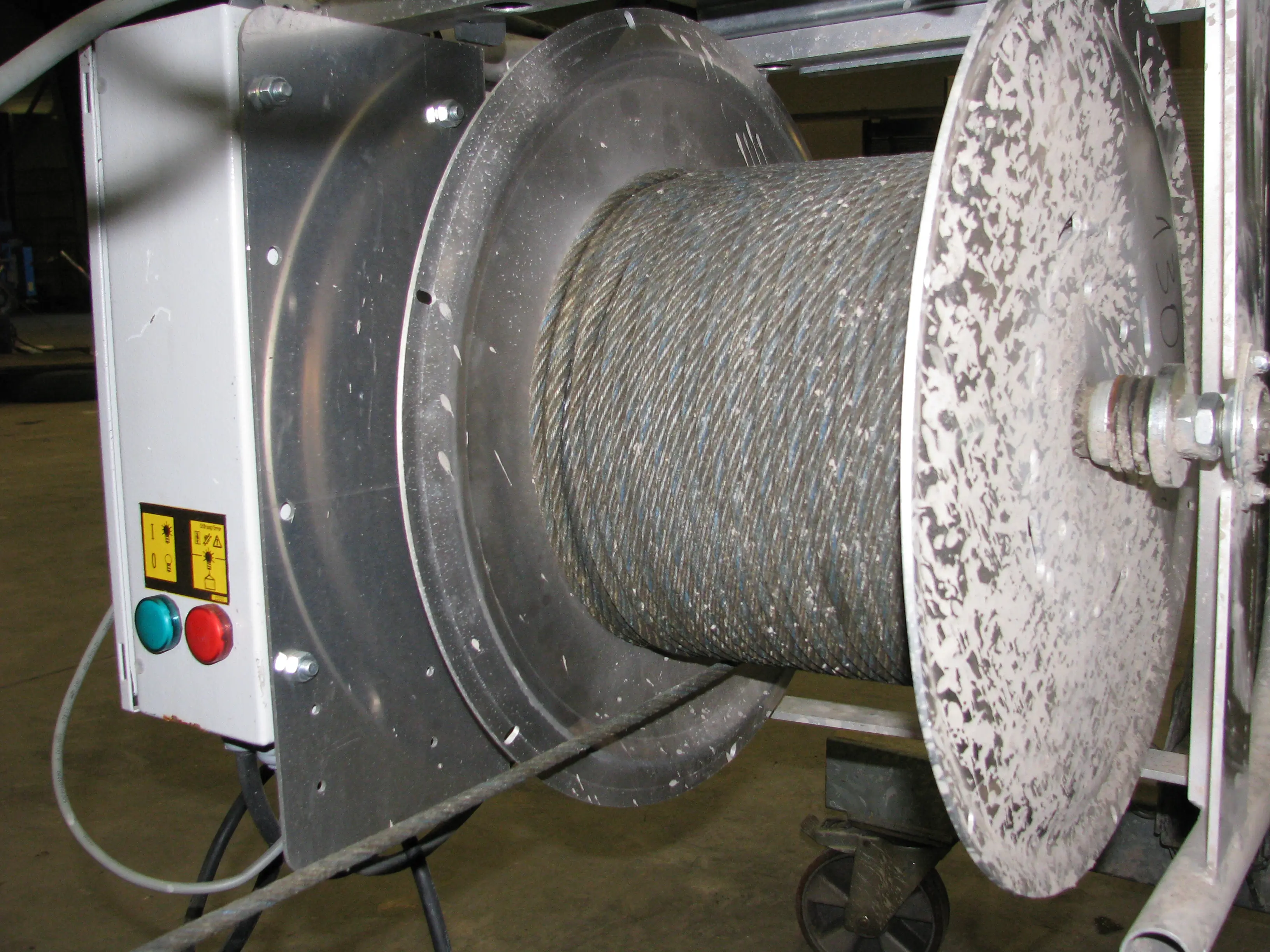 Geda AB 650 M steel wire rope Ø 8.3mm, L = 140m