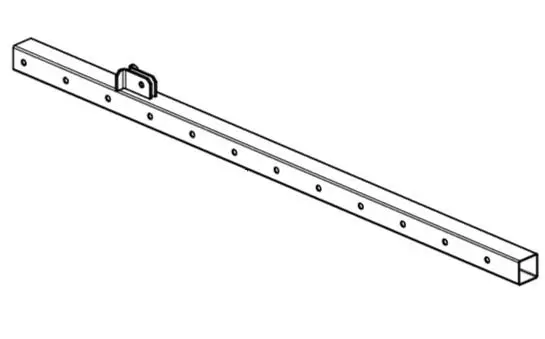 Geda front beam, roof platform holder