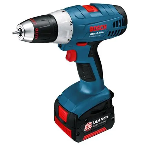 Drill with accumulator (Two batteries and charger),14.4V-Li