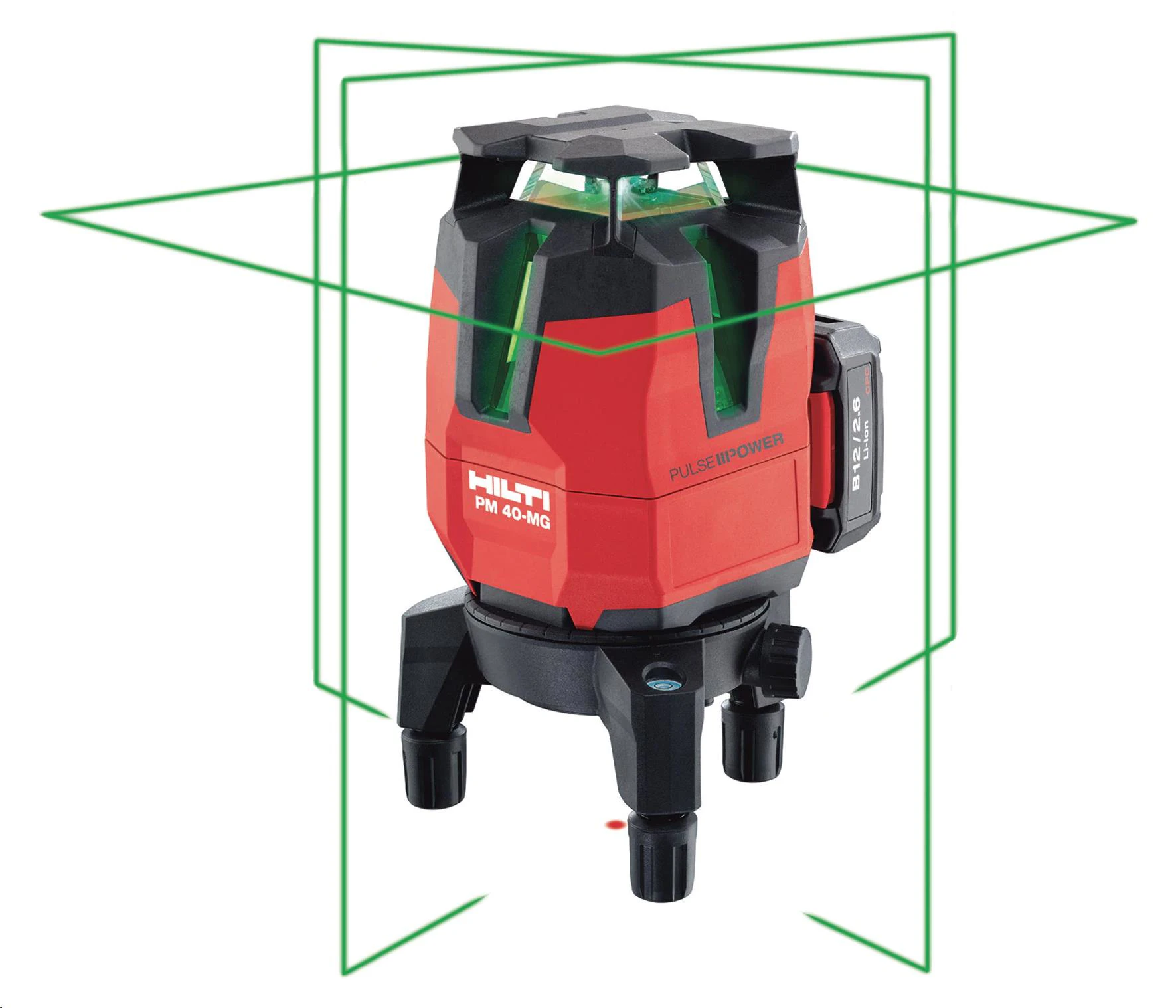 Line and Point Laser (in set with tripod, magnetic wall mount bracket and laser receiver)