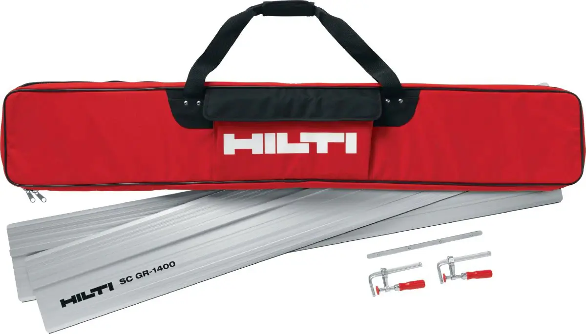 Guide ruler set for Hilti circular saw (suitcase, 2 rulers, connection. 2 clamps)