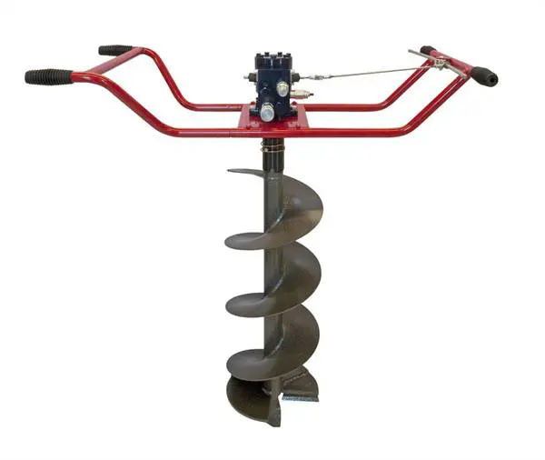 Hydraulic soil drill