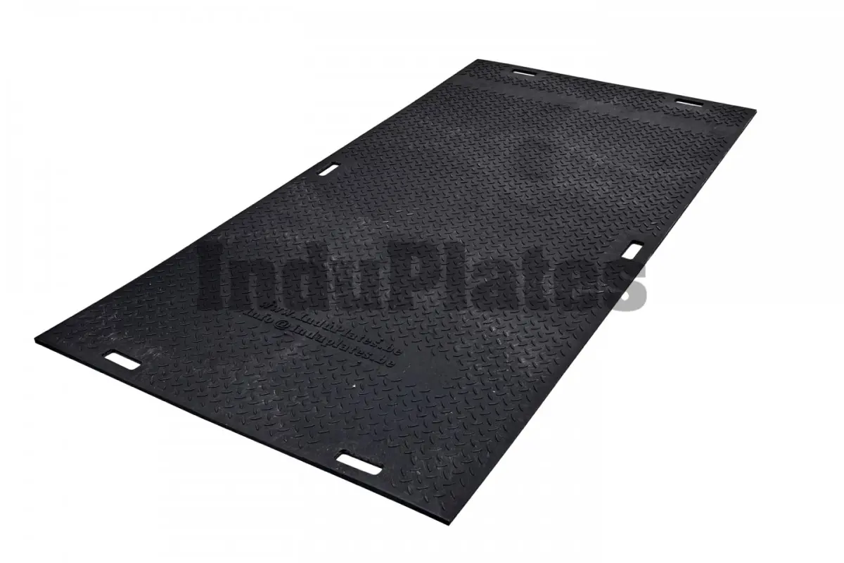 Plastic road surface plate, 1.2x2.4m (15mm; <50T)