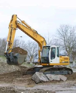 Lintekskavaator, <25t