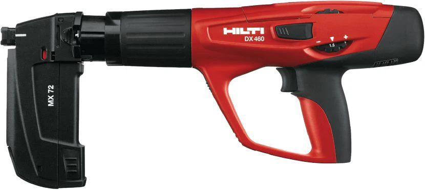 Powder actuated fastening tool DX 460/MX