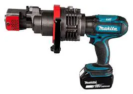 Battery-powered crimping pliers <19mm,(Two 5Ah batteries and charger), 18V