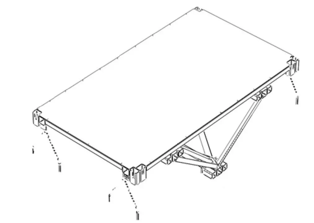Scanclimber SC4000 platform section 1.00m