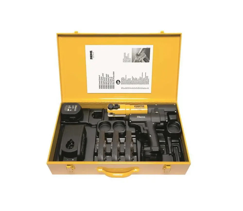 Radial press for pipe fittings, battery, 40mm