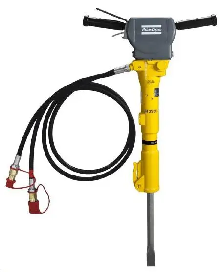 Hydraulic hammer, 25 kg, (with 2 chasels and 1 shovel)