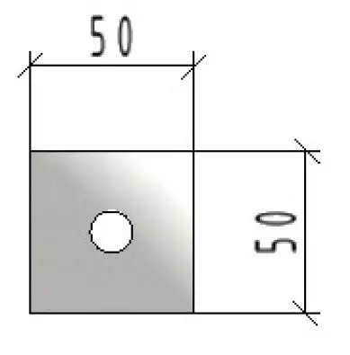 Pad PK 50 x 50mm