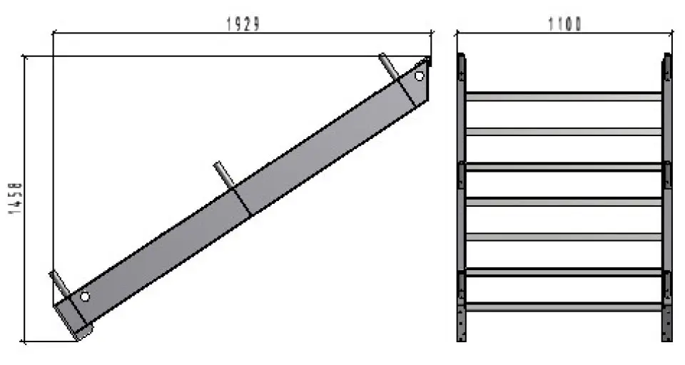 Stairs module 1100 top