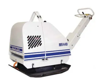 Vibroplaat, 450kg, bensiin, revers