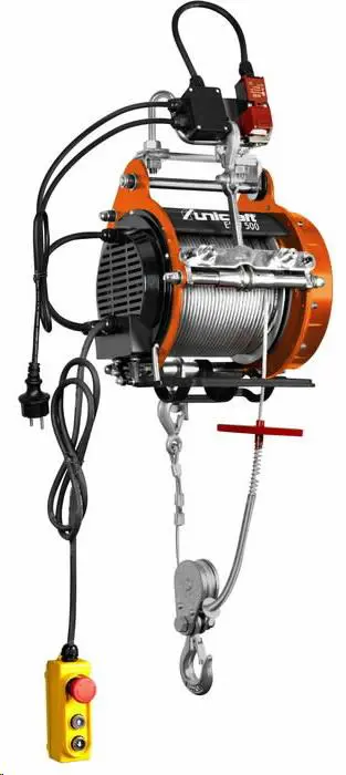 Rope hoist, electric, <1000kg