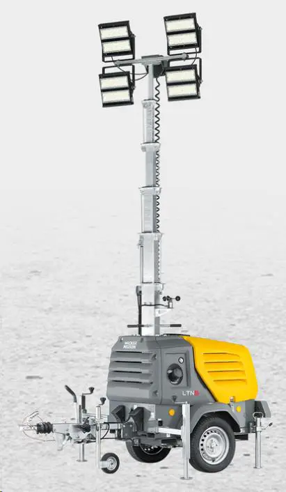 Light tower , 4x400W LED, 8.2m