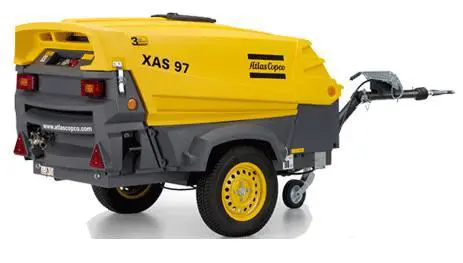 Diesel compressor 5.3m3/min, 7bar.