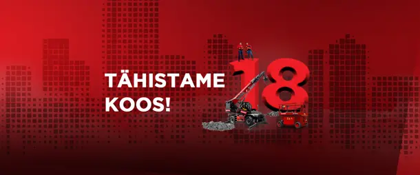 STORENT tähistab oma 18. aastapäeva eripakkumisega.