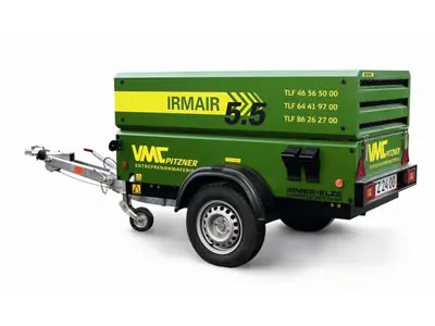 Diesel compressor 5,3 m3/min, 7bar.