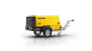 Diesel compressor 7,1–8,3 m3/min, 7–10,3 bāri.