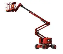 Rough-terrain articulating boom lift, Increased Lifting Capacity (Diesel, 4 WD; 450kg), 17.9m