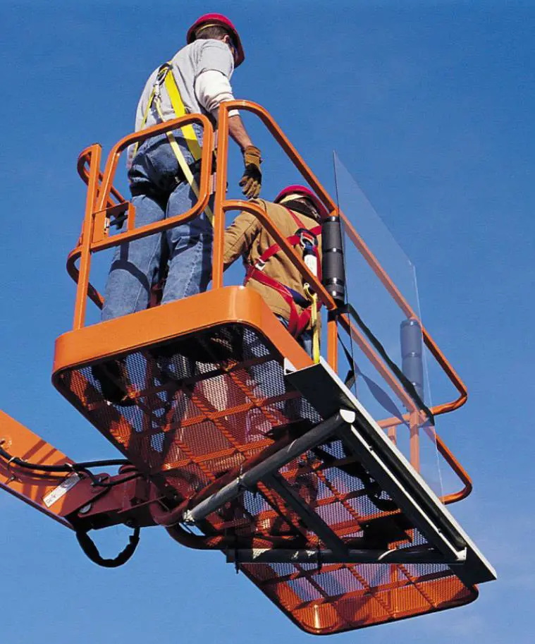 Glass racks, for mounting on JLG lifts