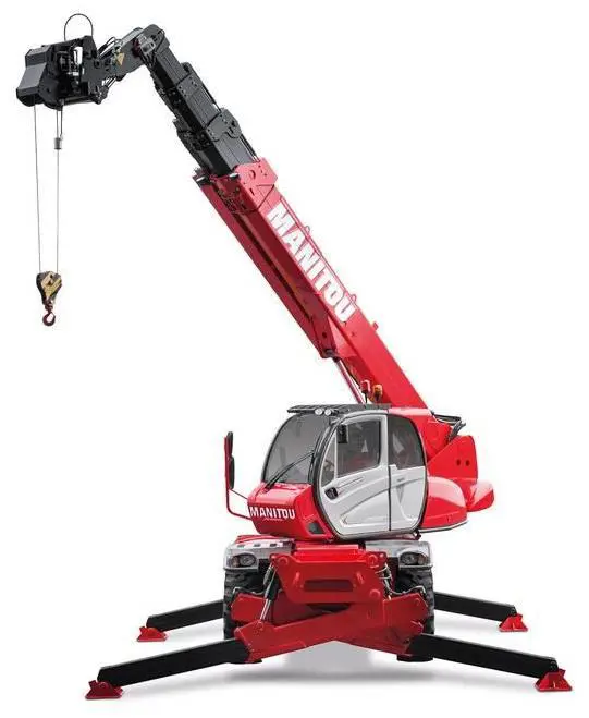 Telescopic handler, 25m, 5t, Rot.