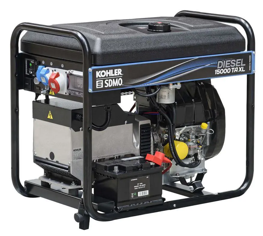Portable diesel generator, 230V/400V, 10kW