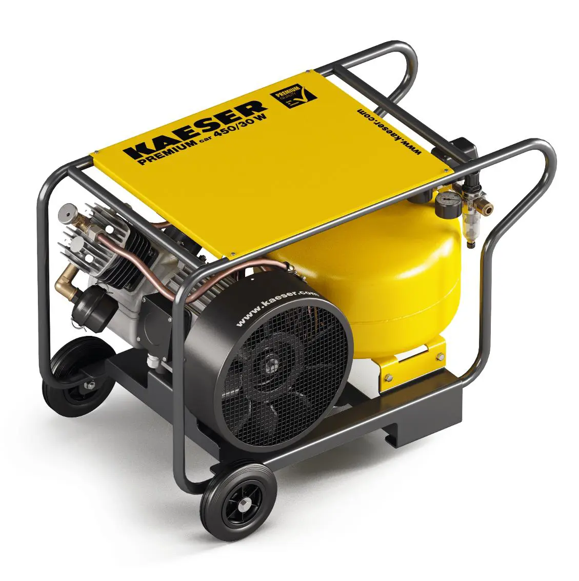 Elektrinis kompresorius, 450 l/min, 30 l, 230 V
