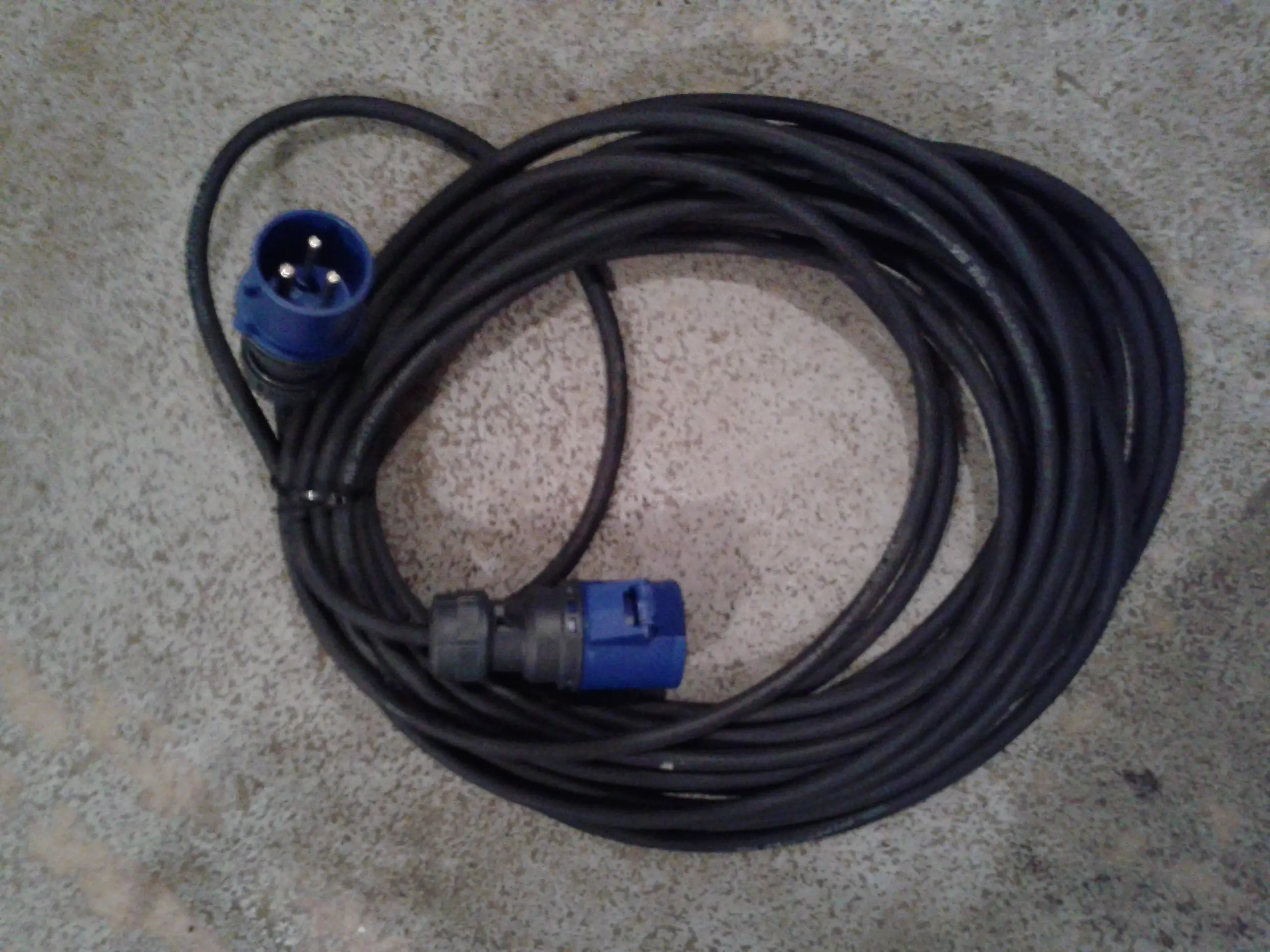 Prailginimo kabelis 230V, 32A, 1Ph