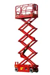 Savaeigis žirklinis keltuvas (akumuliatorinis, 2WD), 9.8/8m