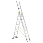 Aluminium A stepladders, 6,76m (3x10 steps)