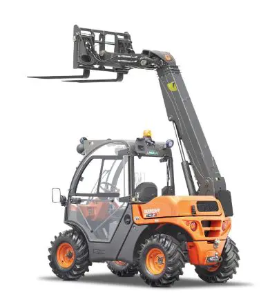 Teleskopinis krautuvas, <4 m, <1,5 t