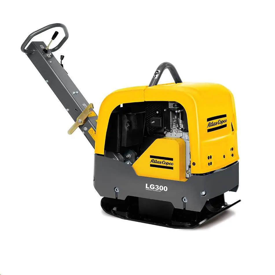 Plate compactor, 307 kg, diesel, reverse, with starter