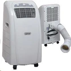 Portable air conditioner (with remote control and air exhaust hose)