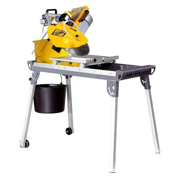 Table saw, with slide for cutting material, 230V