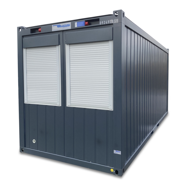 Modular office container, 20`, H=2.8m