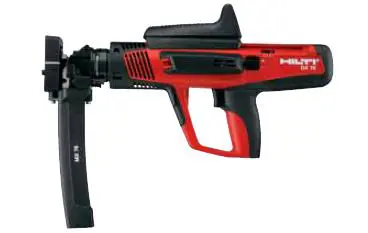 Powder actuated fastening tool