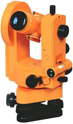 Theodolite with stand and lat