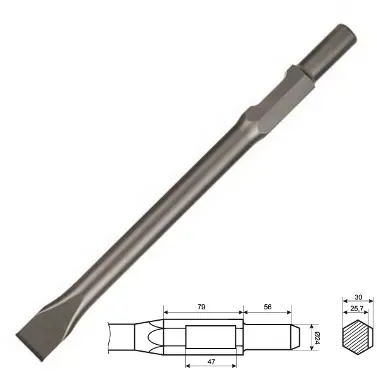 Flat chisel for perforator 35.0x400.0mm