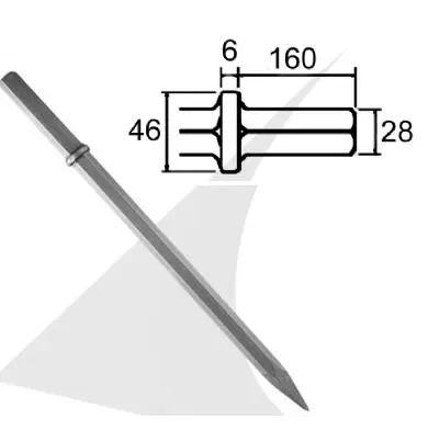HEX 25x108 smailus kaltas